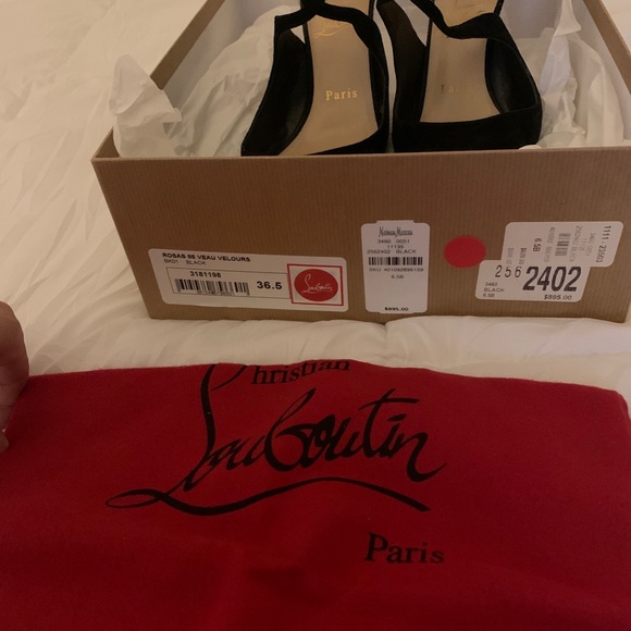 AUTHENTIC WOMEN LOUBOUTIN ROSAS 85 6.5 - Picture 4 of 8